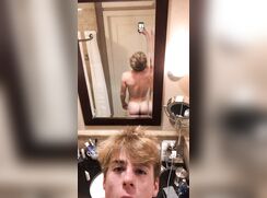 Cute dude In blue undies compilation