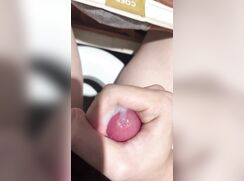 asian tiny dick close up cum