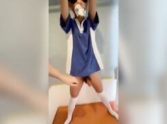 His Halloween costume was a big hit