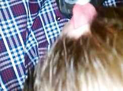 Emo boy licks own cum