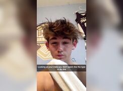 cute curly lu snapchating wanks off