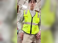 cute wolmart worker get hornie at job