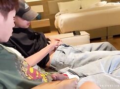 Asian superman twink