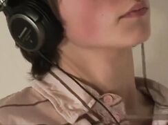 Brunette Slender Uncut Wanks Off Adult Gay Porn - AI Enhanced