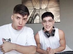 two kissing twinks