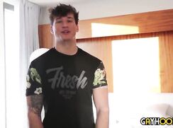 Dane Dublin jerks off and cums