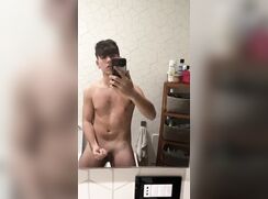 Hot twink italian jerk off
