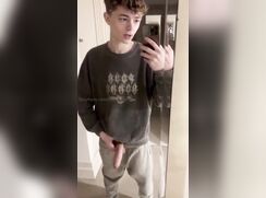 cute cezz showing his big cock