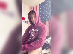 Hottie wearing a hoodie