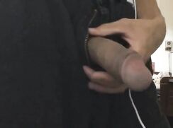 Chinese masturbation show at work