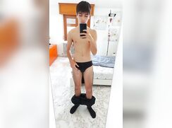 Italian twink stripping