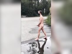 #RE Vids - Ginger sub forced to masturbate in public