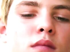 Young Mike masturbating