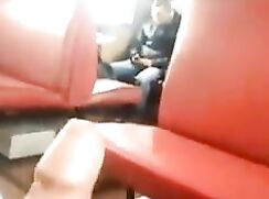 Uncut Cock Cums On Public Transport In View Of Other Passengers