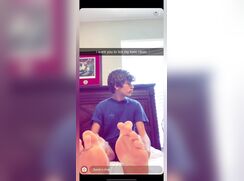 Cute guy friends enjoy showing feet compilation