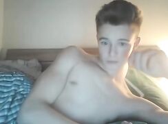 German guy Mirco on bed