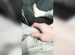 Horny Boy Trackies Spunk Wank