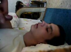 Cumming On Sleeping Friend’s Face Prank