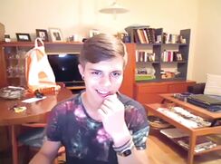 Gay Blond Hung College Students Wanks Off in his room - AI Enhanced