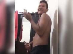 Real friends jerk-off in front of each other