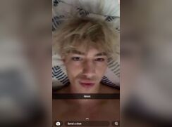 cute blonde cumming on snapchat