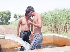 Pakistani twinks in tubewell