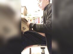 Italian student jerking