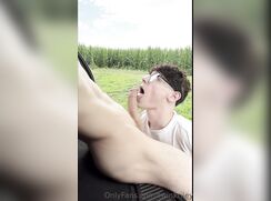 sucking his cousin in the cornfield