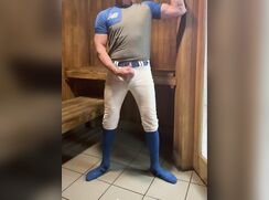 Alpha Jock Fun in the locker room with JockDad87 part 2