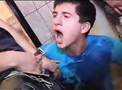 Neil Enjoys being Pissed On In Public Bathroom