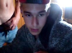 First Time Dick Sucking Experiment for Two 19yo Twinks