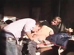 From grand uncle's files - farm boys in the barn