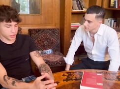 A very hot lesson - Italian boys