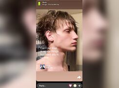 cute wock cumming on  tiktok live