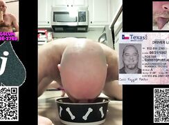 Christopher Allen Foster loves drinking his own piss from doggy bowl