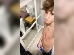 Sexy Big Dick Twink Plays With His Cock