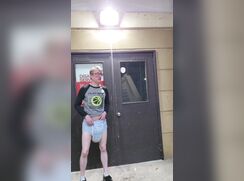 Diaper pee downtown