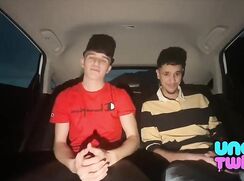 Huge Cumshot ! Sexy 18 Hung Uncut Twinks Fuck Bareback