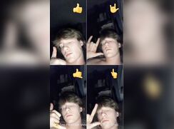 College twink fucks his toy and jerks off