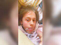 Uncut Femboy Self Facial