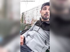 Park exhibitionist cumes