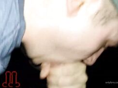 Skaden sucks a guy in a car