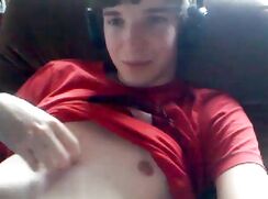 Cute Twink Flashes Uncut Cock & Bares Ass On Webcam