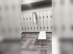 Cumming on random guys sweatshirt at gym