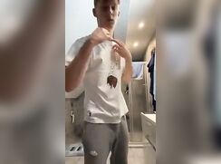 Dirty talker shows his big dick for mommy