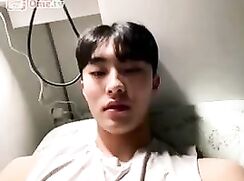 korean boy baited to jerk off (no cum)