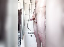 Mason in the Shower