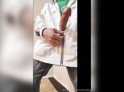 Huge Cock Grows out of coat for Huge Cumshots for Sixxbig
