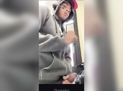 Jerking of at work - drive thru