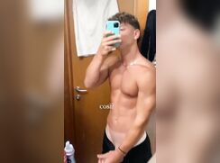 Muscle twink italian jerking